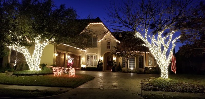Christmas lights Colleyville