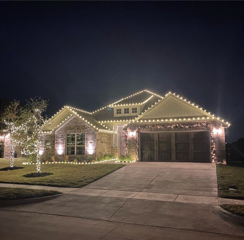 Christmas lights Colleyville