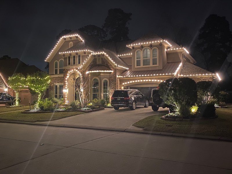 Christmas lights Colleyville
